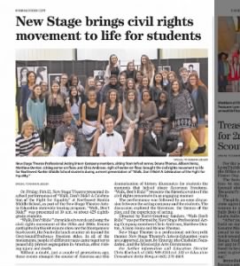 New Stage Theatre Performers - Civil Rights Show